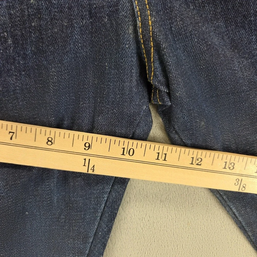Maurizio Massimino Jeans Mens Blue Selvedge Made In Italy Raw Hem Fits 31x28